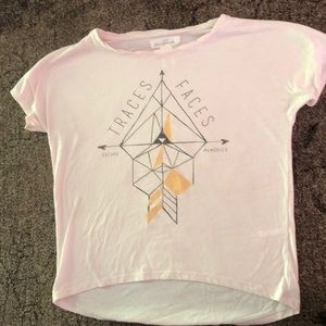 Light pink graphic tee